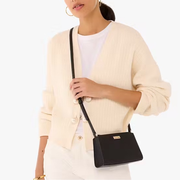 NWT Kate Spade Black Sparkle Clutch - Picture 2 of 5